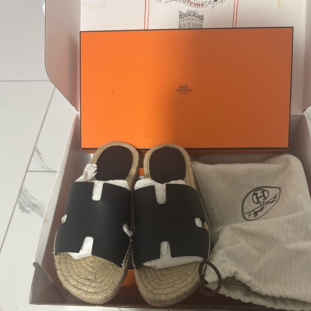 Hermes Antigua espadrille